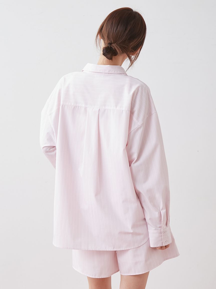 gelato pique「【UVカット】ストライプシャツ」|ルームウェア|