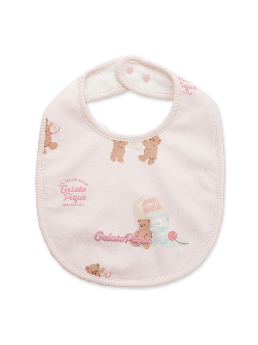 GELATO PIQUE KIDS & BABY「【ラッピング済み】【BABY】スムーズィーアイスクリームベアブランケット&スタイSET」|その他ベビー用品|