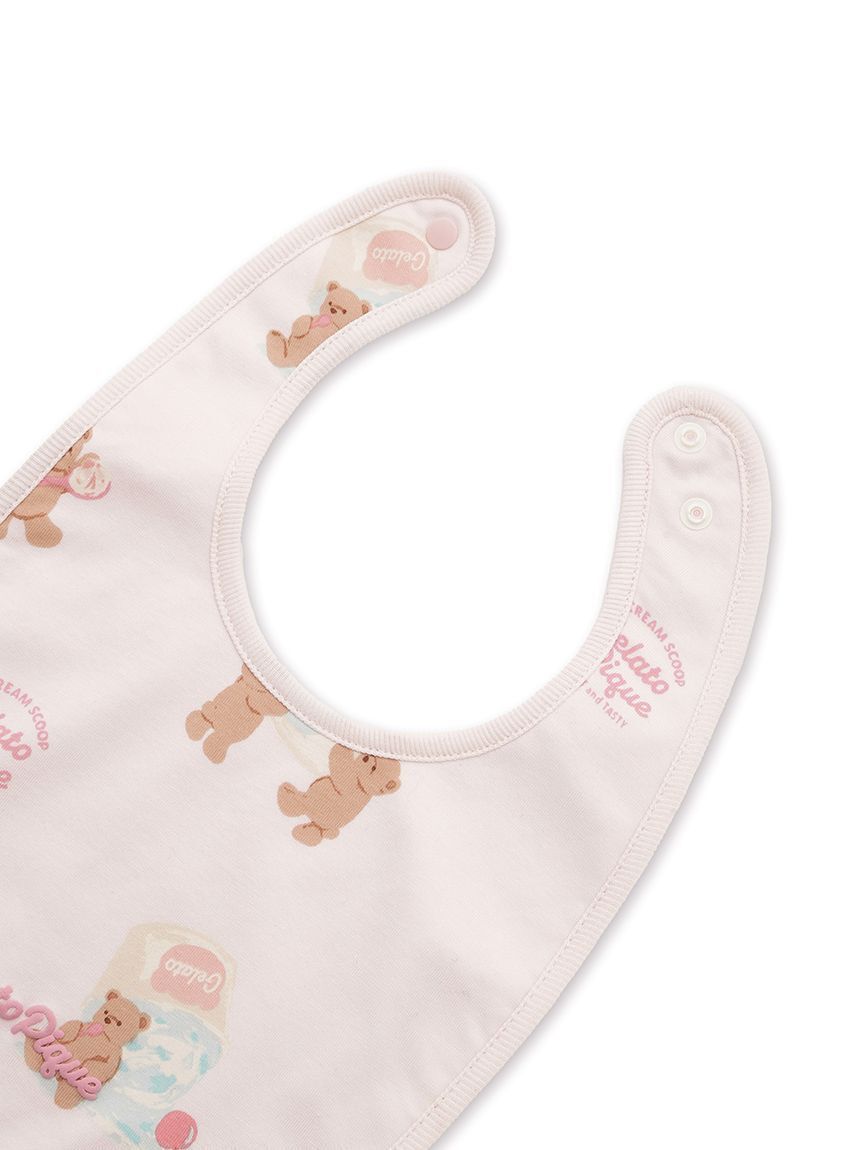 GELATO PIQUE KIDS & BABY「【ラッピング済み】【BABY】スムーズィーアイスクリームベアブランケット&スタイSET」|その他ベビー用品|