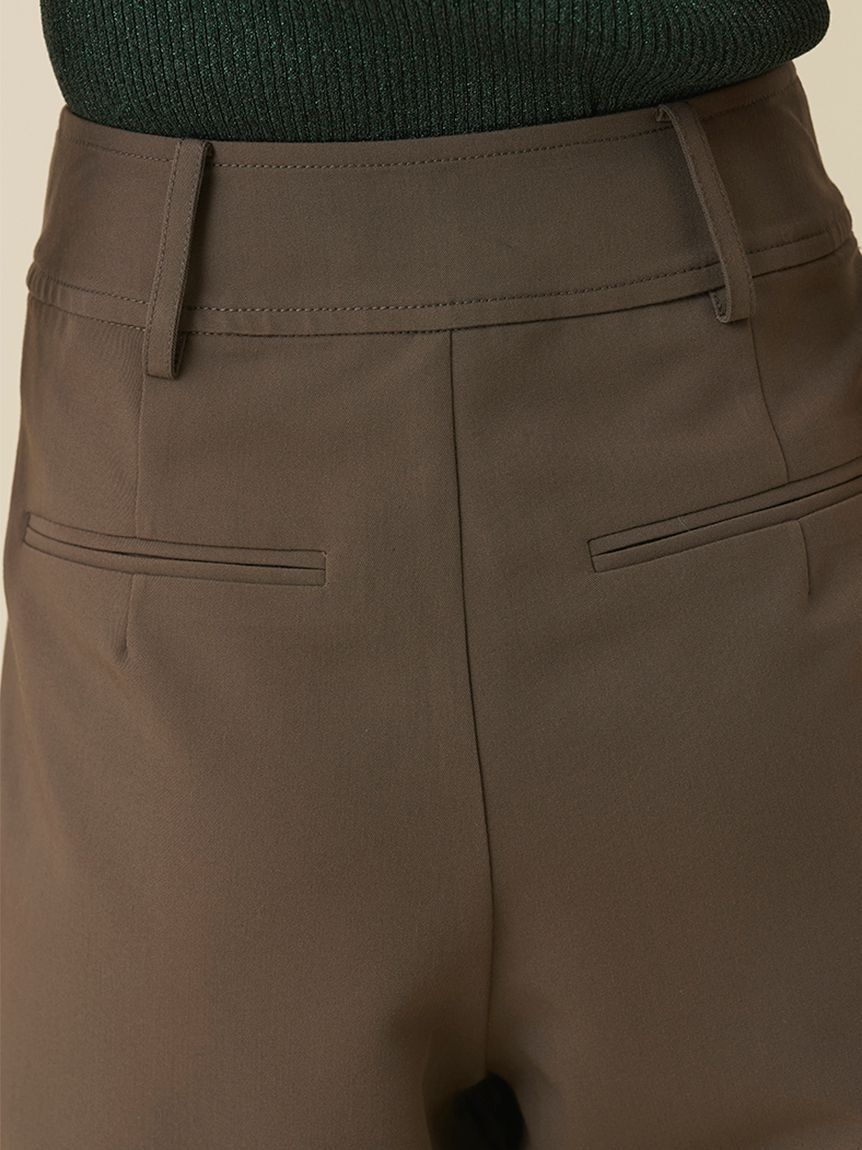 SNIDEL「シンプルタックパンツ」|チノ|