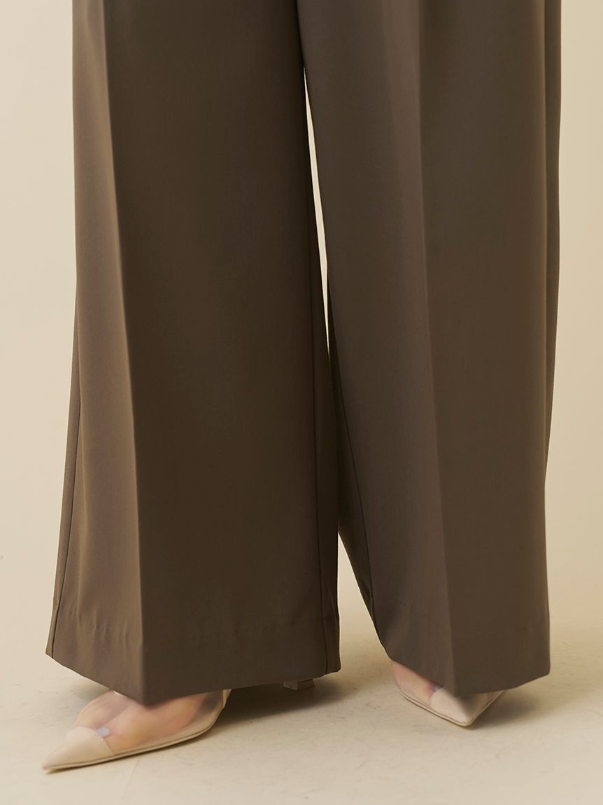 SNIDEL「シンプルタックパンツ」|チノ|