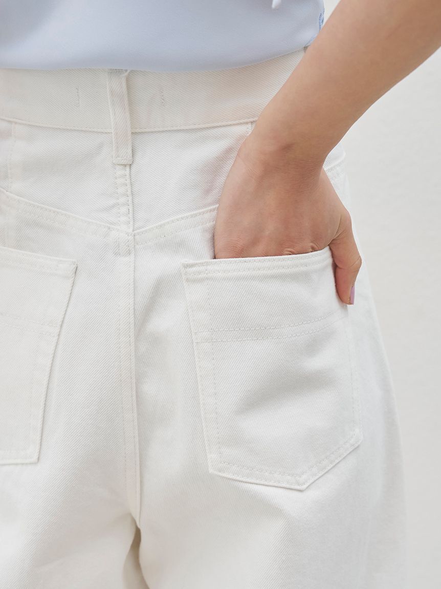 SNIDEL「【Kuroki denim】ハイライズワイドデニム」|デニム|