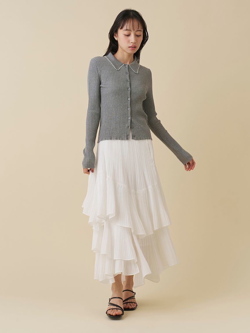 SNIDEL「ボリュームティアードスカート」|スカート|