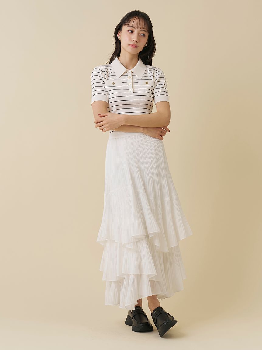 SNIDEL「ボリュームティアードスカート」|スカート|