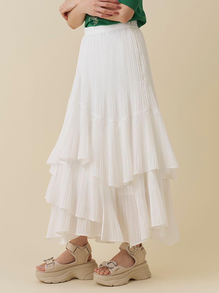 SNIDEL「ボリュームティアードスカート」|スカート|