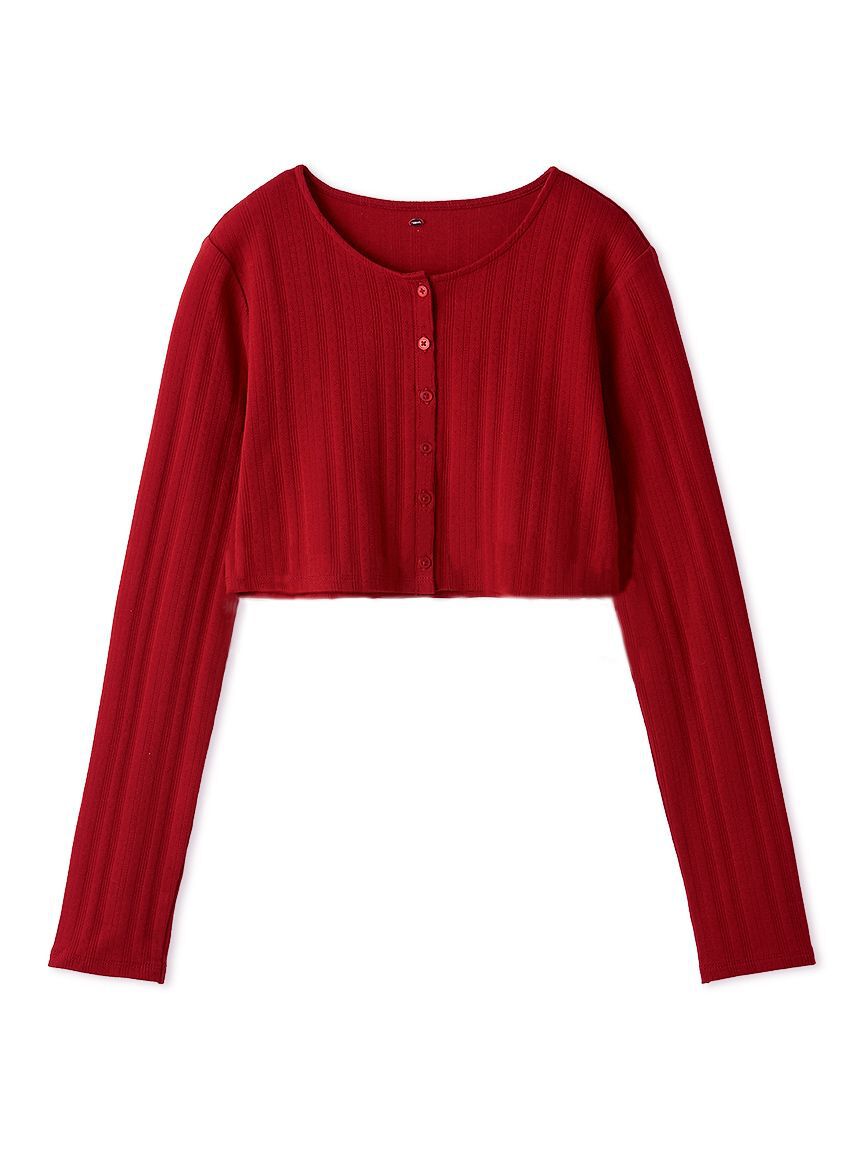 SNIDEL「アイレットカットカーディガン」|カーディガン|