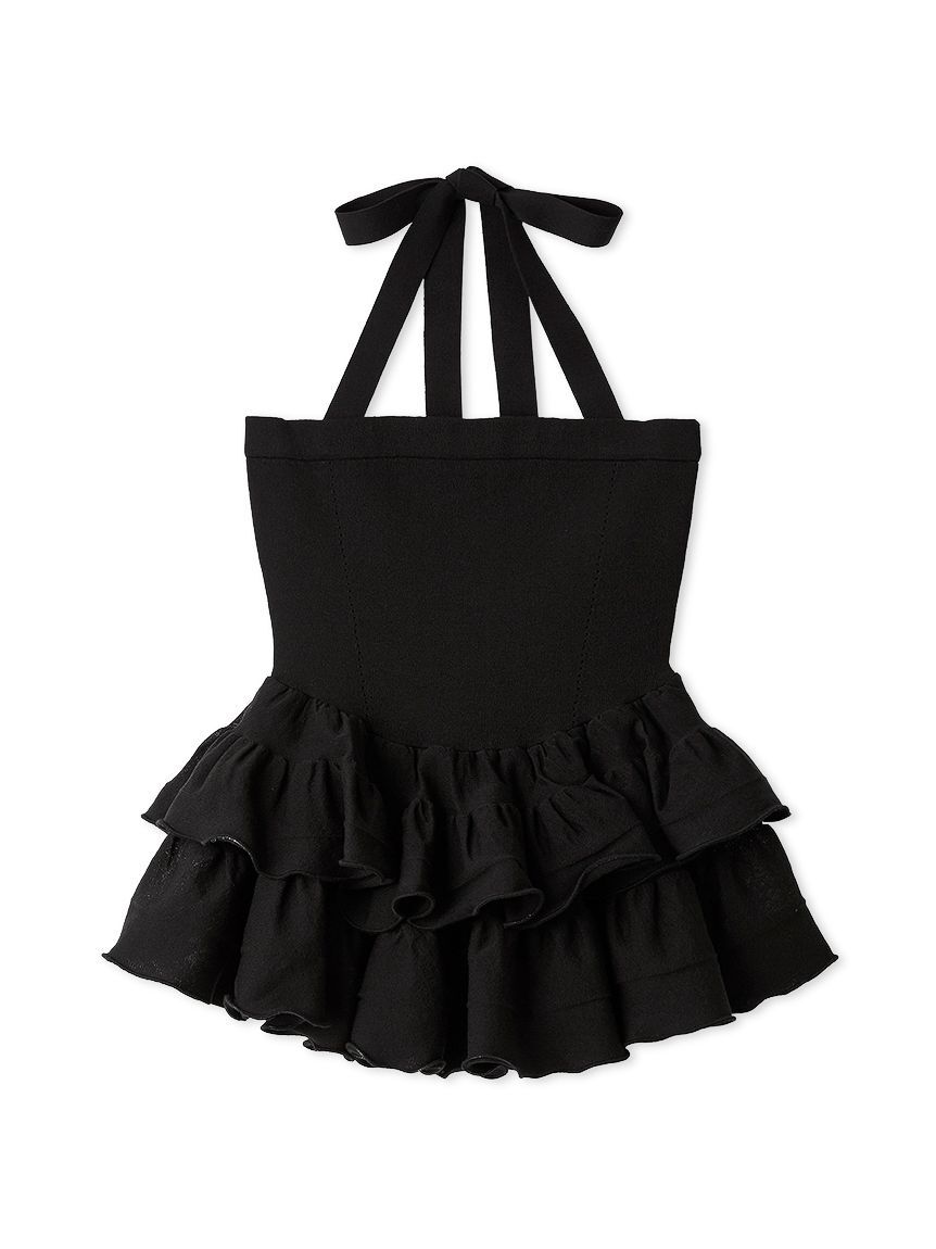 SNIDEL「ラッフルティアードベアニットプルオーバー」|ニット・セーター|