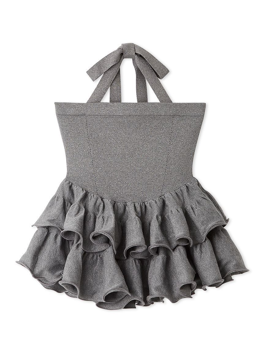 SNIDEL「ラッフルティアードベアニットプルオーバー」|ニット・セーター|