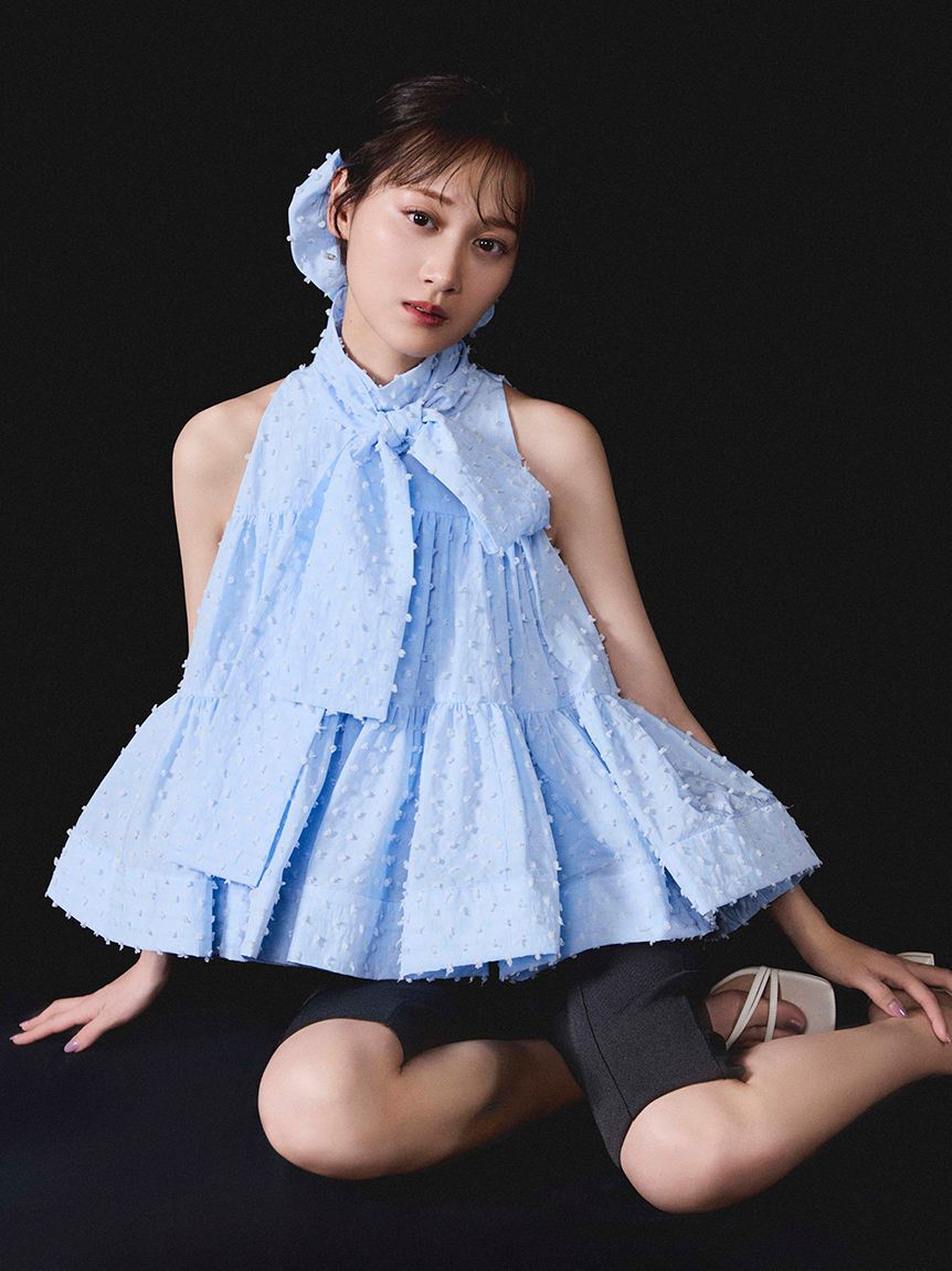 SNIDEL「ドビードットシュシュ」|ヘアバンド|