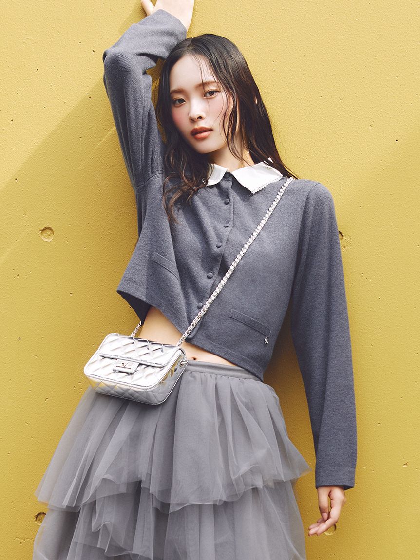 FRAY I.D「チュールアシメティアードスカート」|スカート|