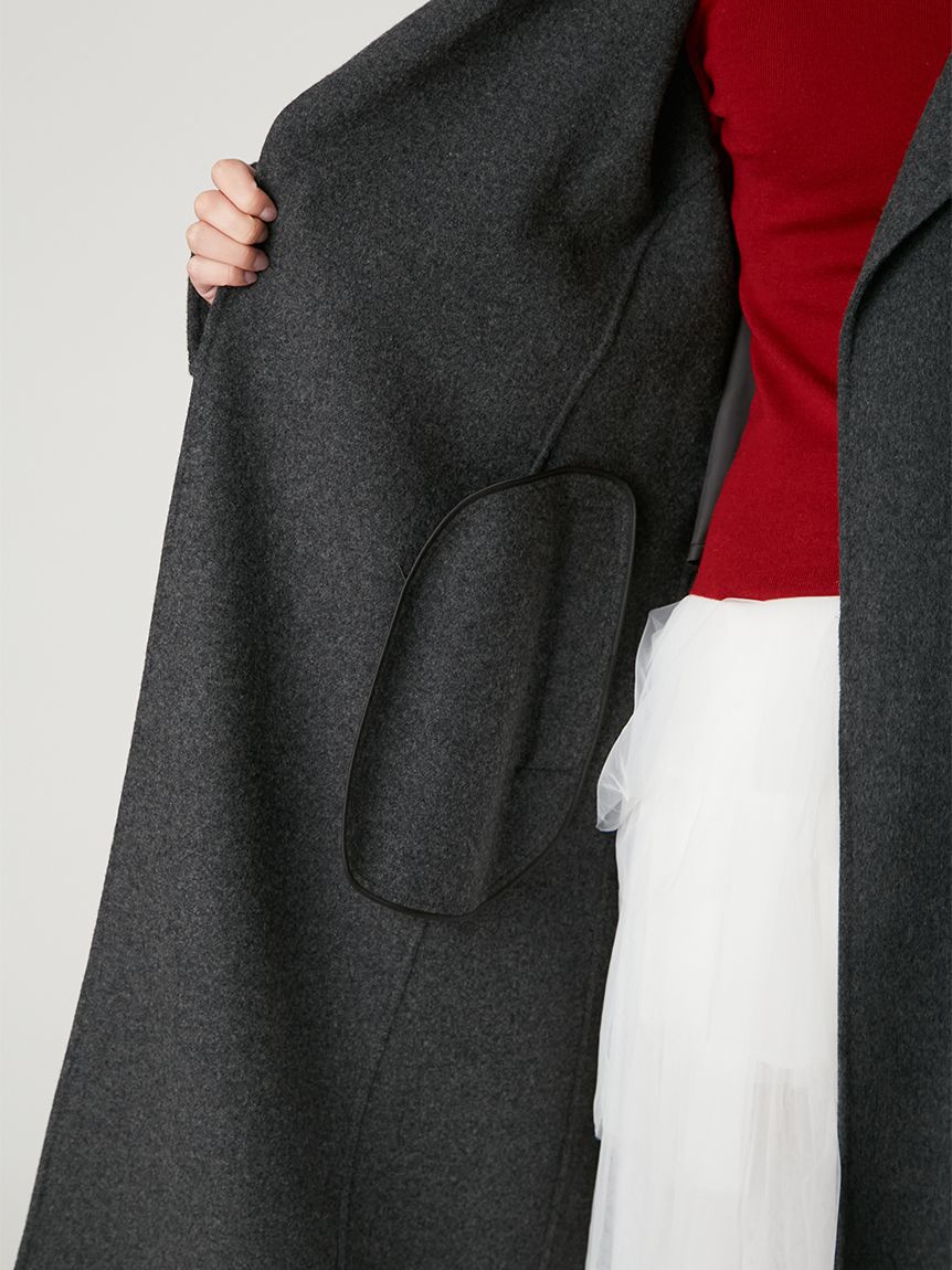 FRAY I.D「タイロッケンリバーロングコート」|トレンチコート|