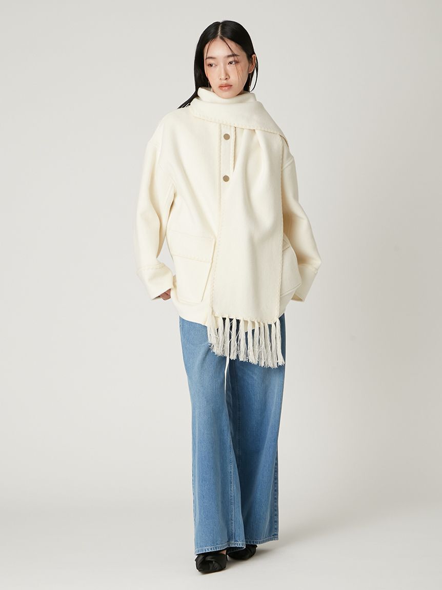 FRAY I.D「ブランケットフリンジコート」|その他|