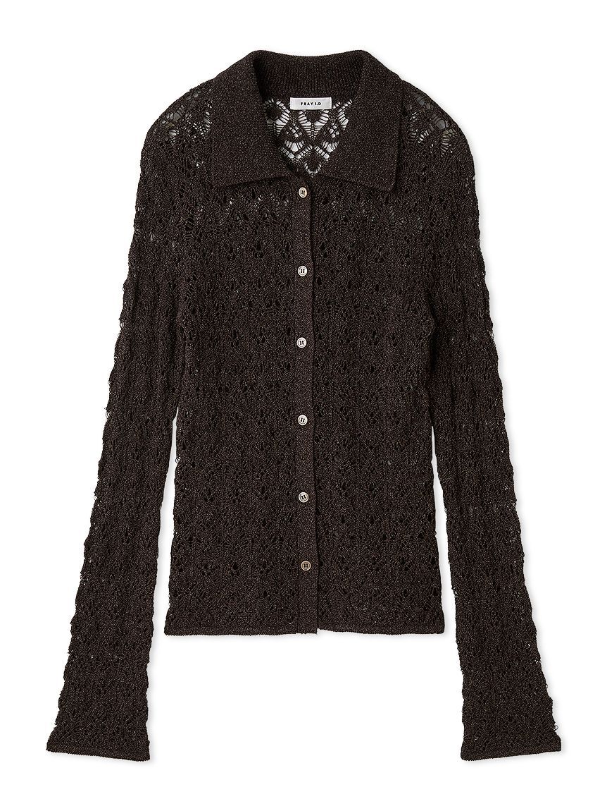 FRAY I.D「クロシェポロニットカーディガン」|カーディガン|BRW