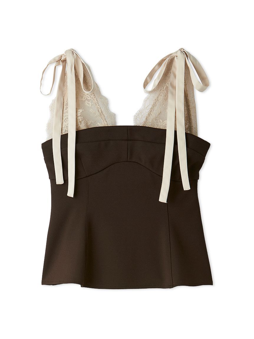 FRAY I.D「レースレイヤードビスチェ」|ベスト・ジレ|