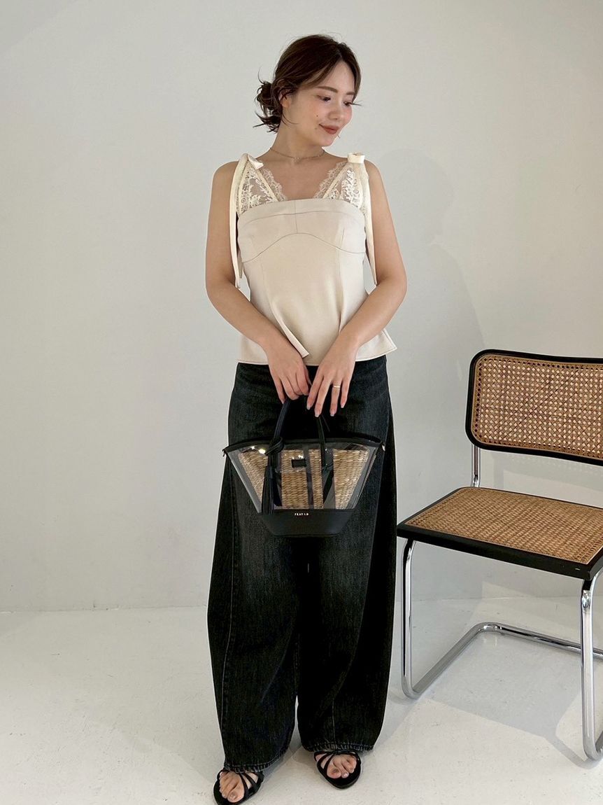 FRAY I.D「レースレイヤードビスチェ」|ベスト・ジレ|