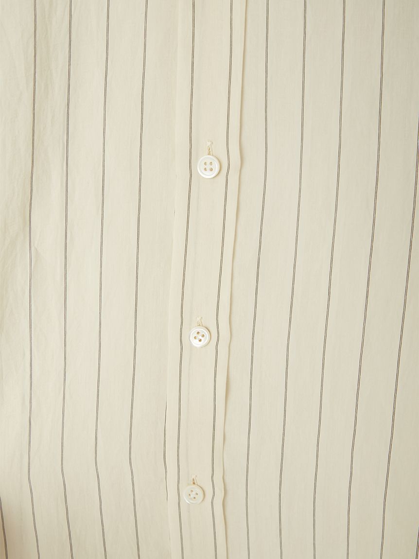 FRAY I.D「バックオープンセミシアーシャツ／ウォッシャブル」|シャツ・ブラウス|