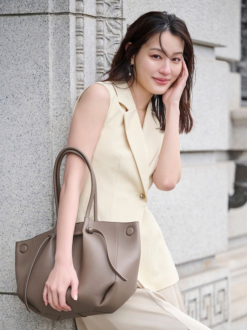 FRAY I.D「2wayシェイプジレ／ウォッシャブル・防シワ」|ダウンベスト・ベスト|YEL