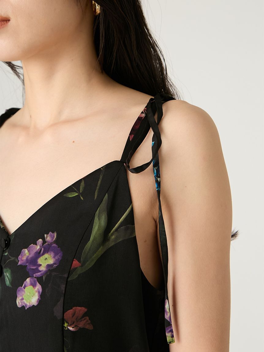 FRAY I.D「【00サイズあり】ボタニカルプリントキャミソールワンピース／ウォッシャブル」|ワンピース|