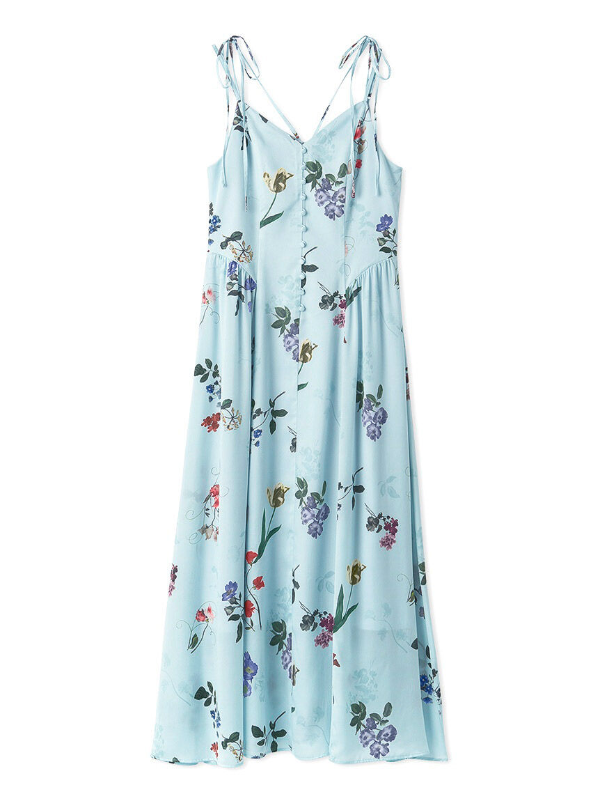 FRAY I.D「【00サイズあり】ボタニカルプリントキャミソールワンピース／ウォッシャブル」|ワンピース|