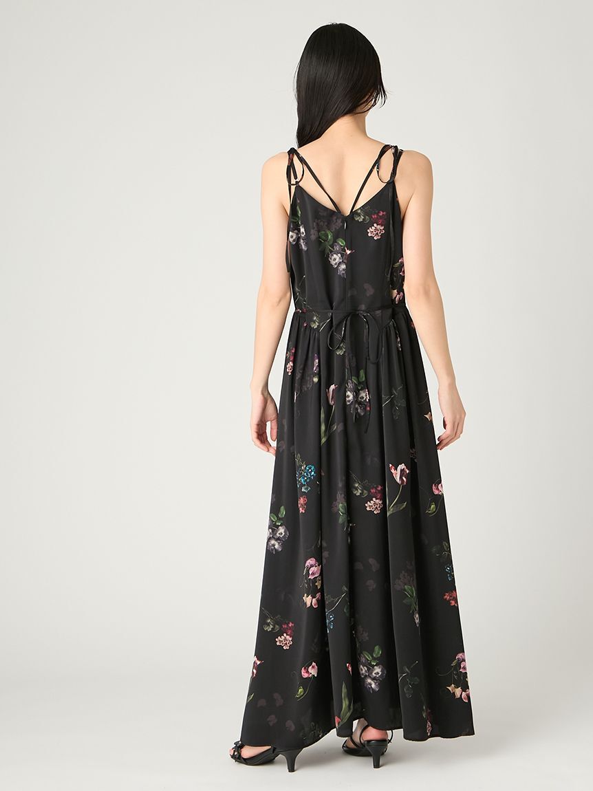 FRAY I.D「【00サイズあり】ボタニカルプリントキャミソールワンピース／ウォッシャブル」|ワンピース|