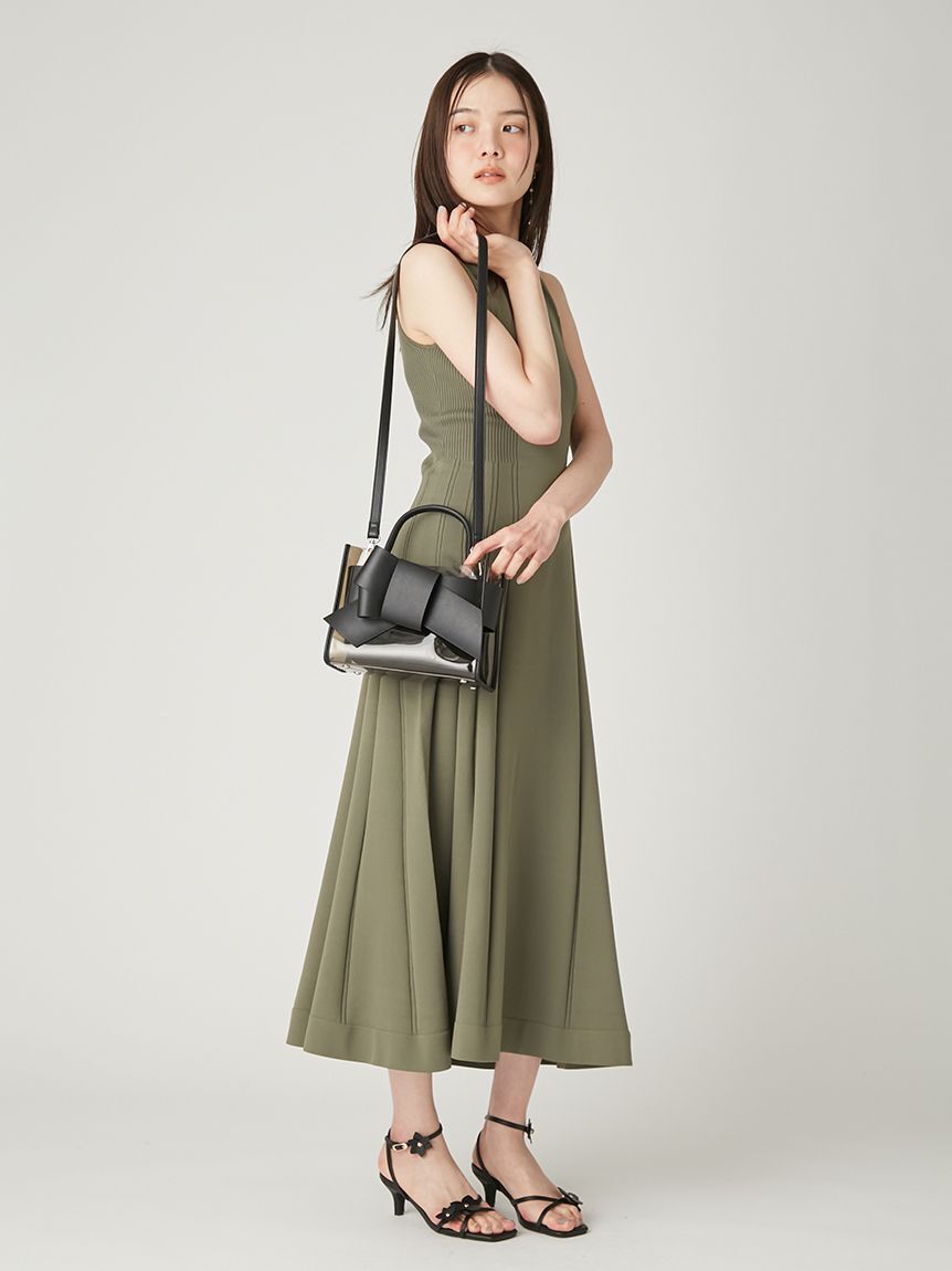 FRAY I.D「【ルエル】リボンクリアミドルバッグ」|ハンドバッグ|