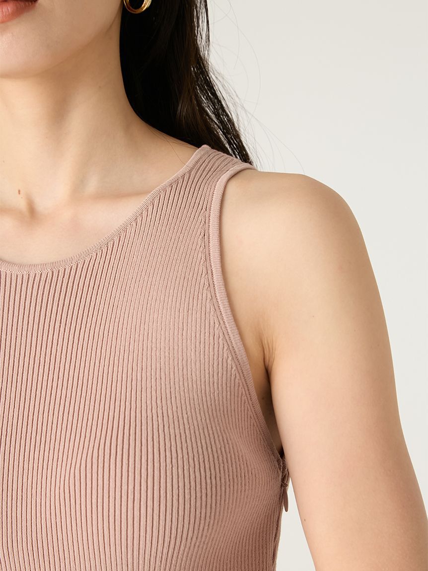 FRAY I.D「リブニットコンビティアードワンピース」|ワンピース|