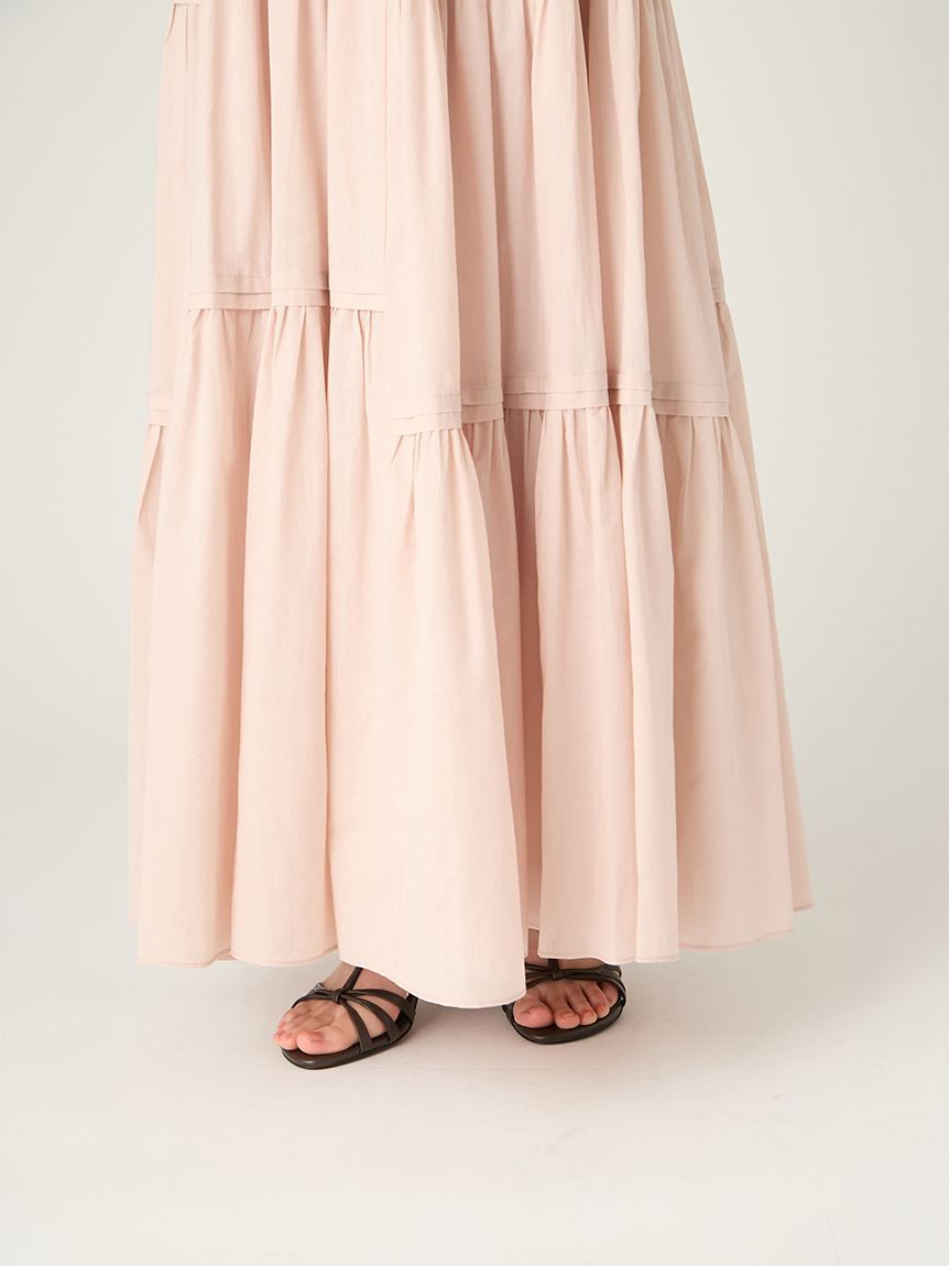 FRAY I.D「リブニットコンビティアードワンピース」|ワンピース|