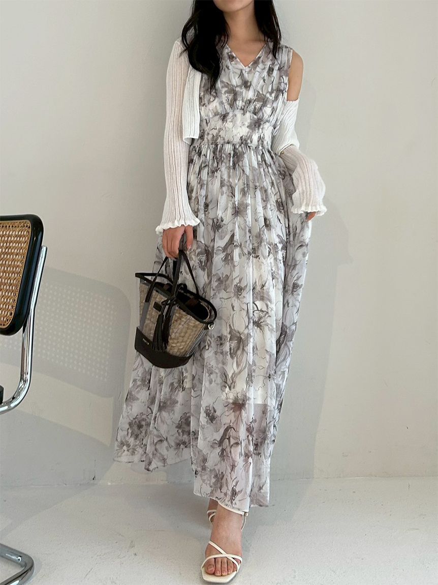 FRAY I.D「リブシアークロップドカーディガン」|カーディガン|