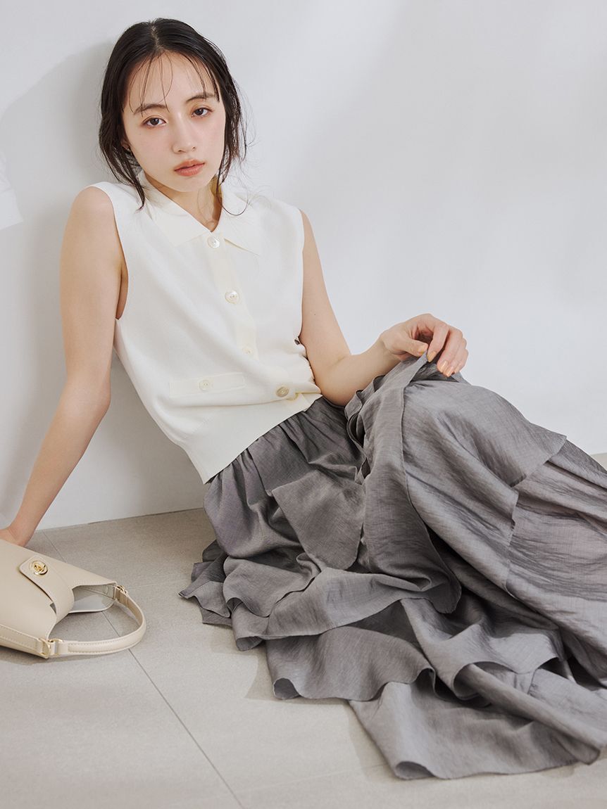 FRAY I.D「アシンメトリーティアードスカート」|スカート|