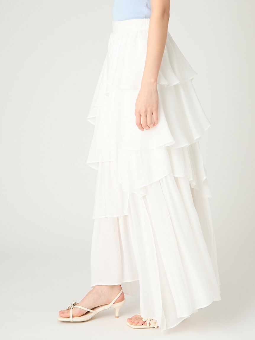 FRAY I.D「アシンメトリーティアードスカート」|スカート|