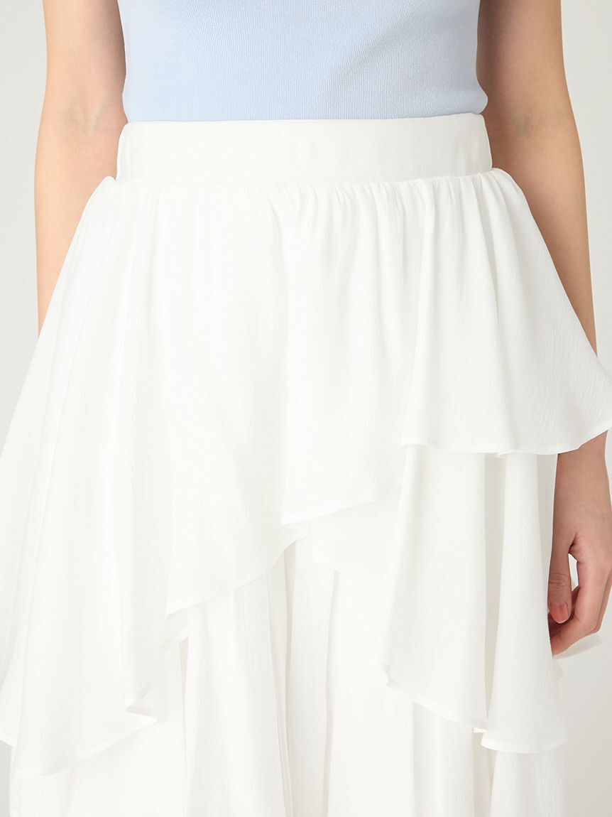 FRAY I.D「アシンメトリーティアードスカート」|スカート|