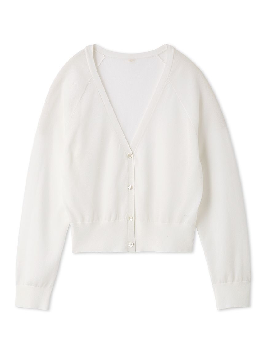 FRAY I.D「リネン混シアーニットカーディガン」|カーディガン|WHT