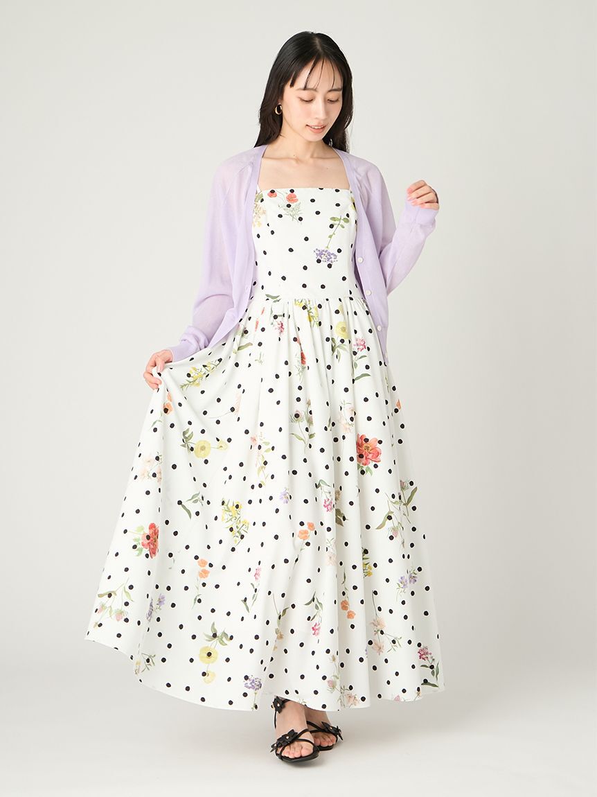 FRAY I.D「リネン混シアーニットカーディガン」|カーディガン|