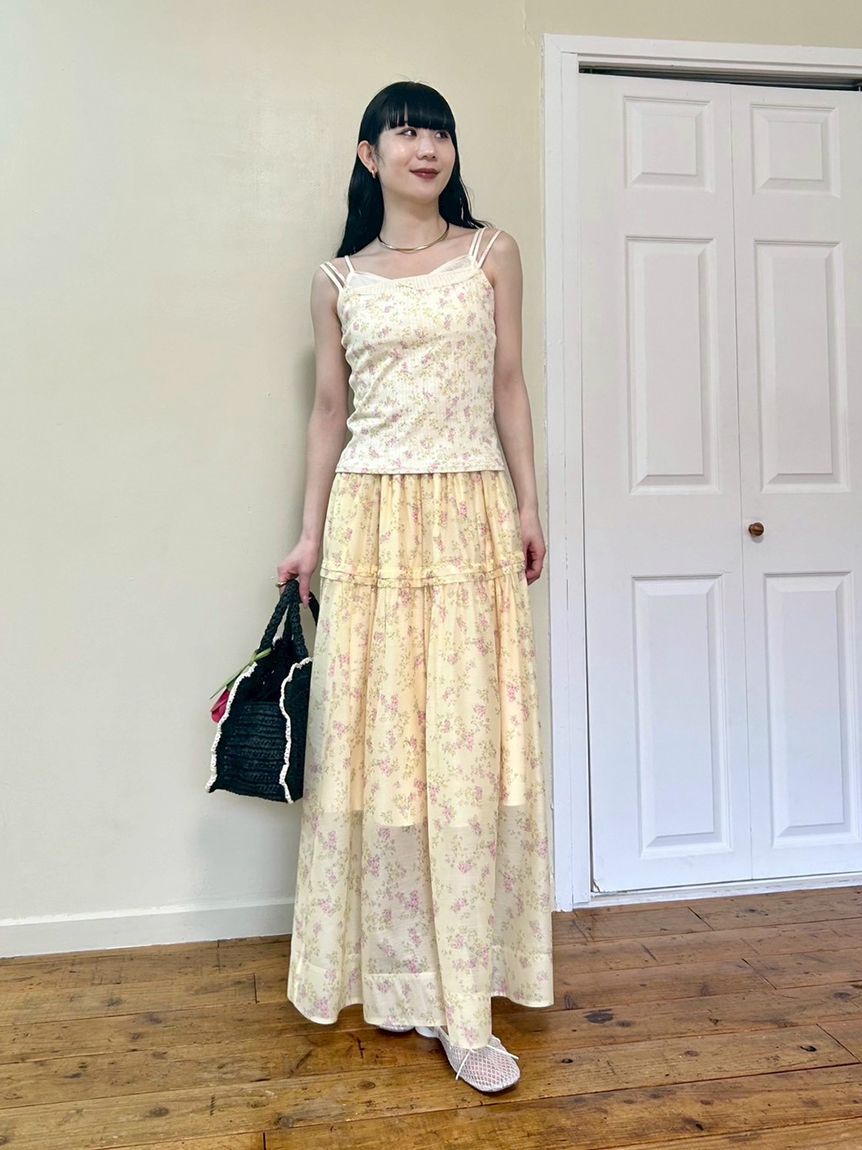 LILY BROWN「レイヤードキャミソールセット」|Tシャツ・カットソー|