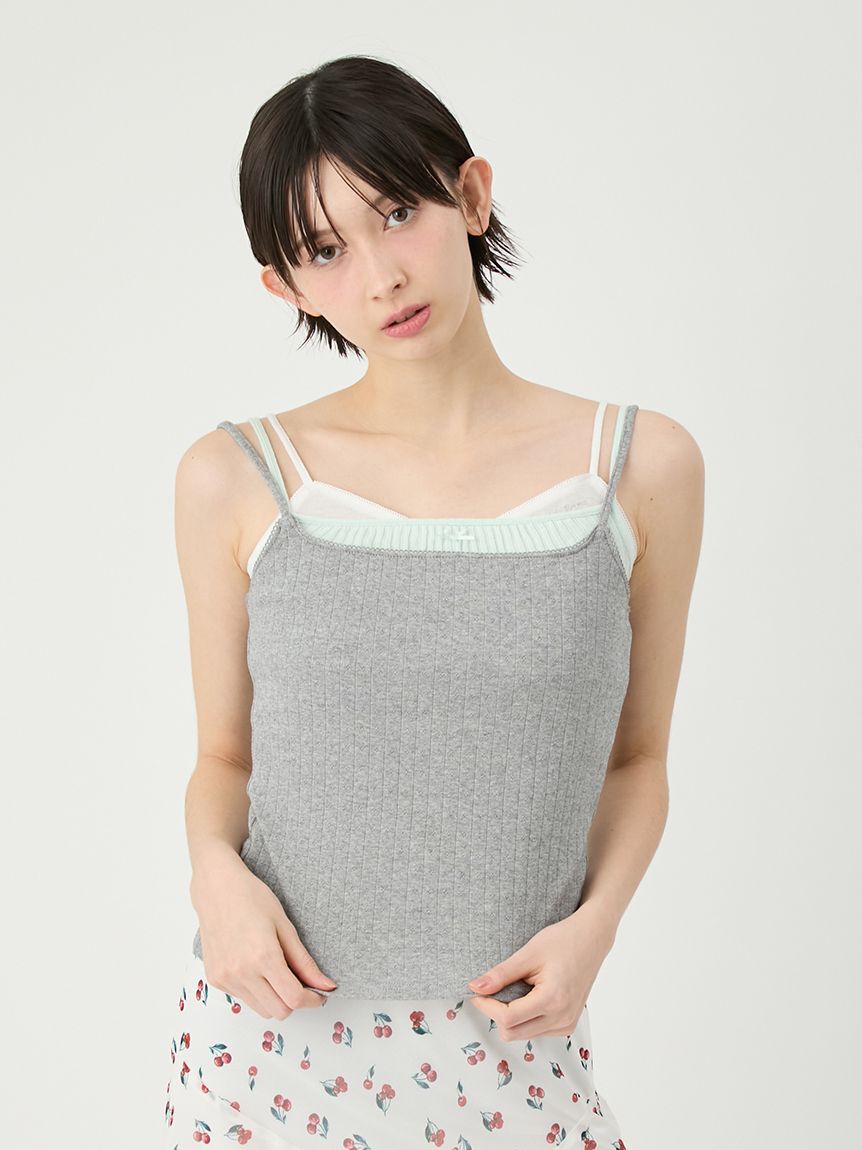 LILY BROWN「レイヤードキャミソールセット」|Tシャツ・カットソー|