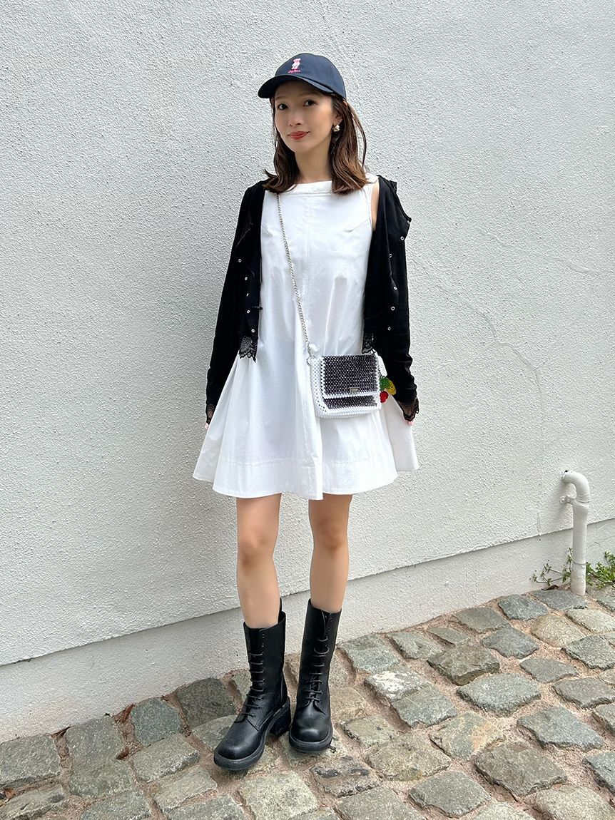 LILY BROWN「フレアシャツミニワンピース」|ワンピース|