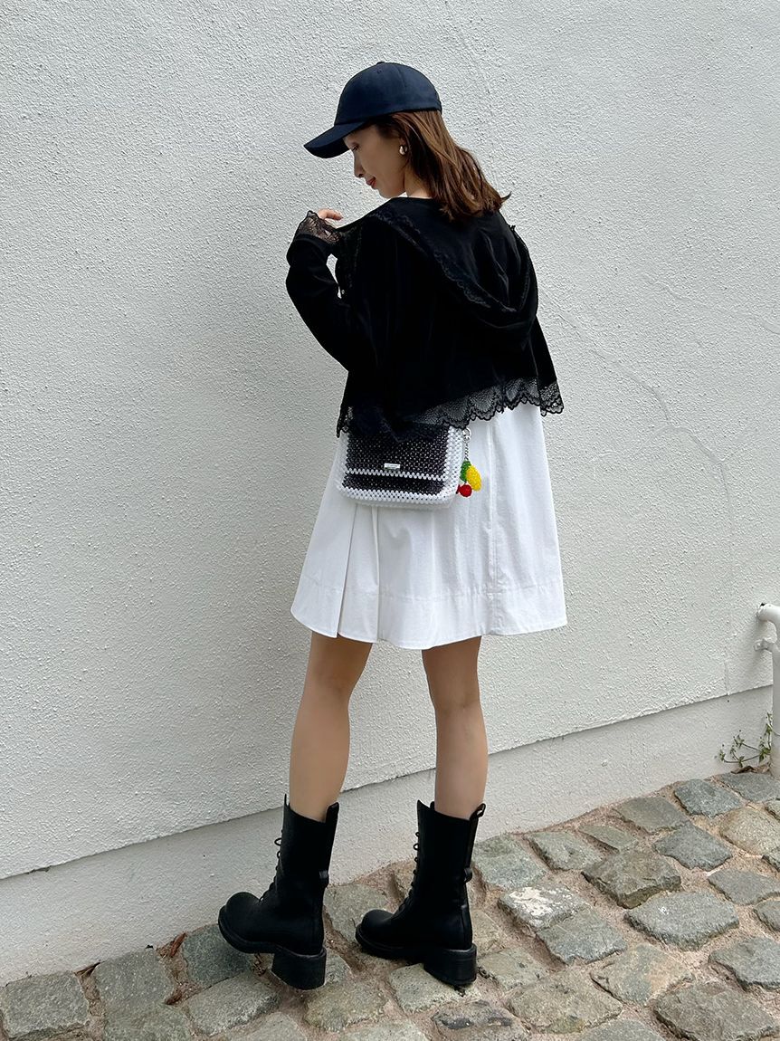 LILY BROWN「フレアシャツミニワンピース」|ワンピース|