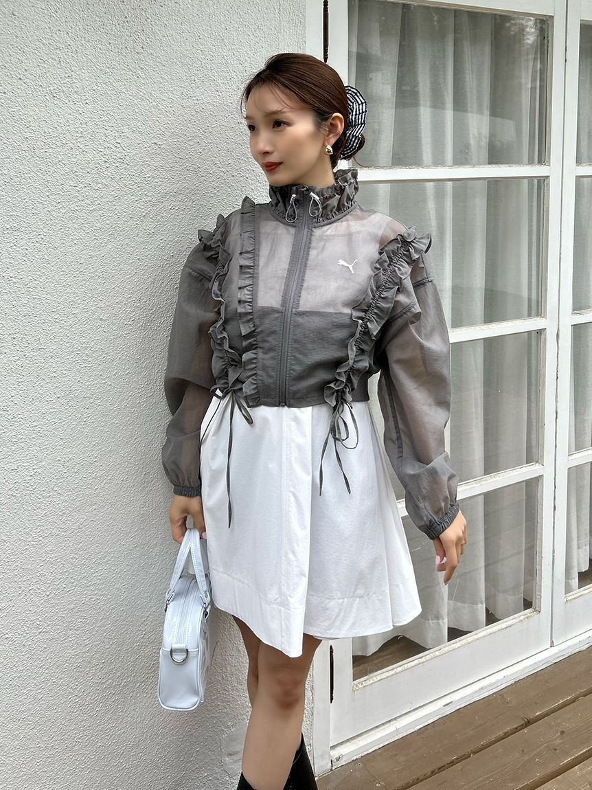 LILY BROWN「フレアシャツミニワンピース」|ワンピース|