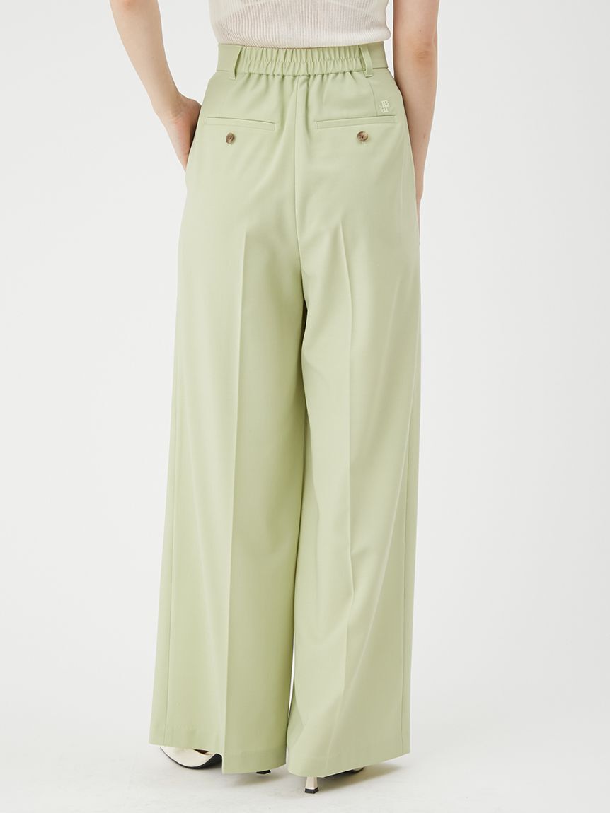 LILY BROWN「【防シワ/ウォッシャブル】ストレートワイドパンツ」|チノ|