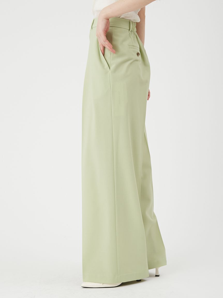 LILY BROWN「【防シワ/ウォッシャブル】ストレートワイドパンツ」|チノ|