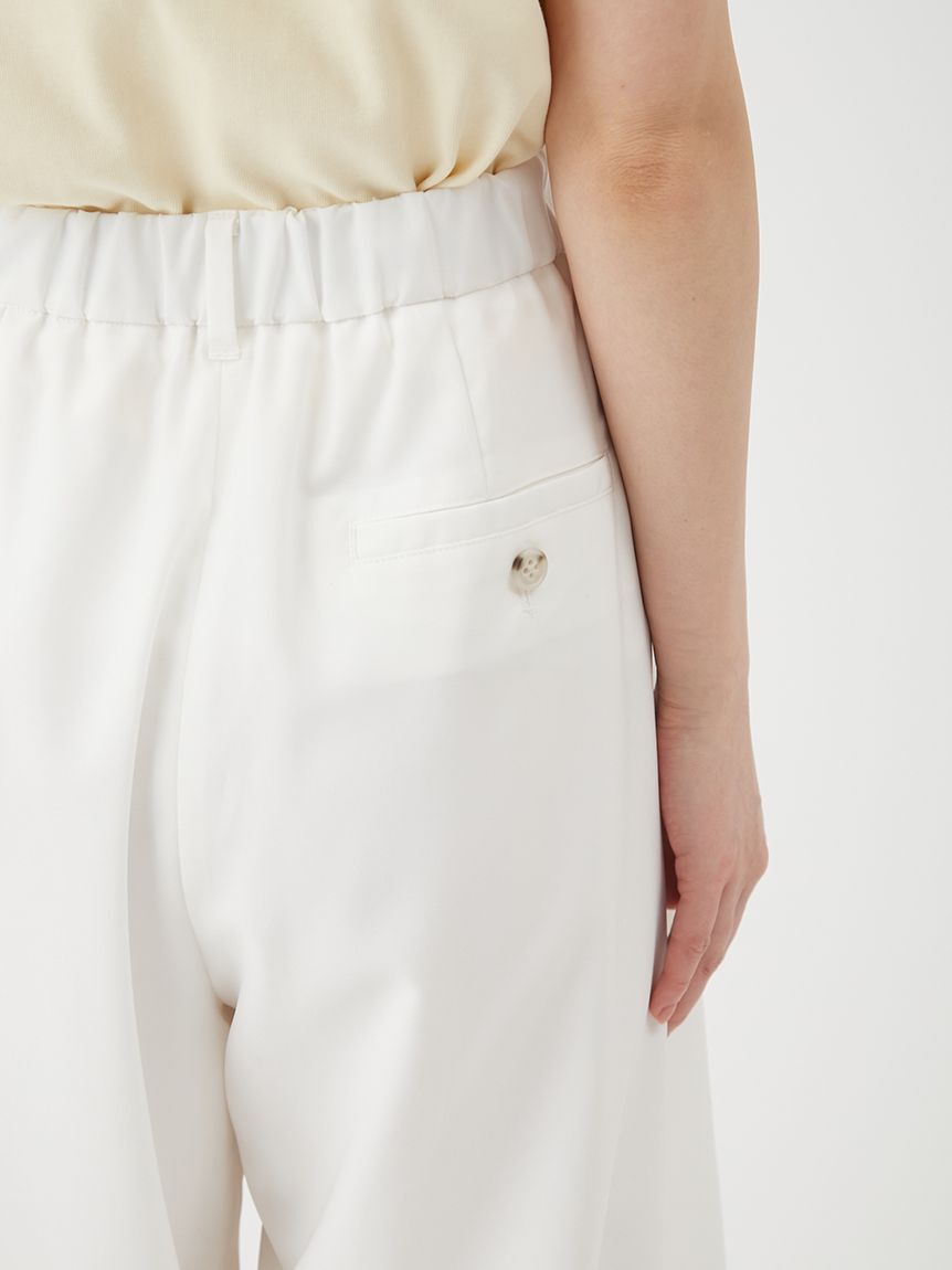 LILY BROWN「リネンライクタックドロストスラックス」|チノ|