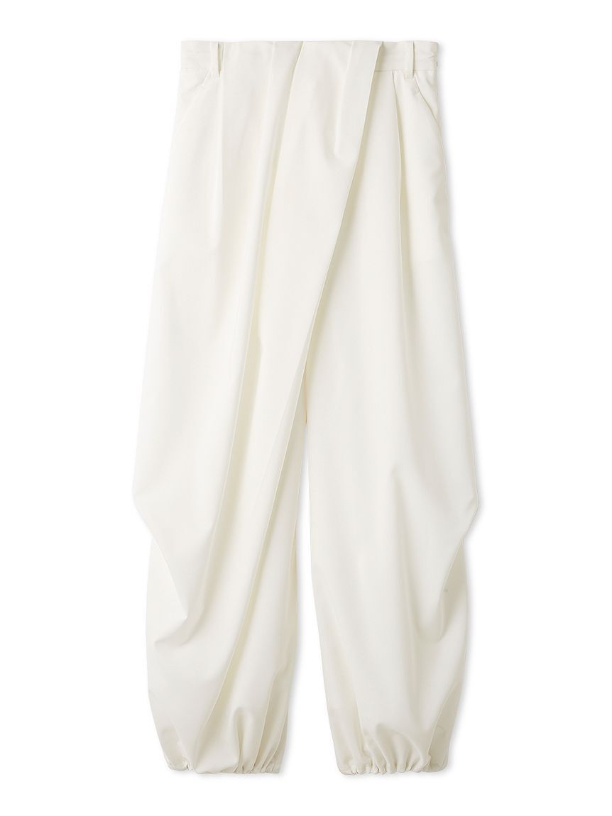 LILY BROWN「リネンライクタックドロストスラックス」|チノ|