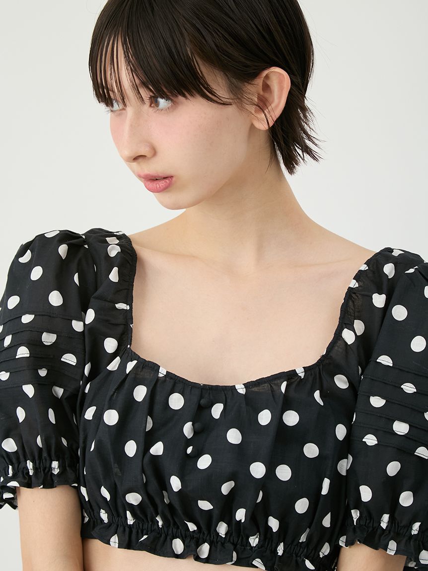 LILY BROWN「コットンパフスリーブブラウス」|シャツ・ブラウス|