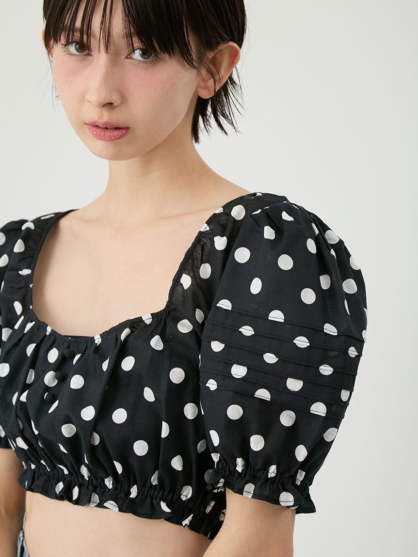 LILY BROWN「コットンパフスリーブブラウス」|シャツ・ブラウス|