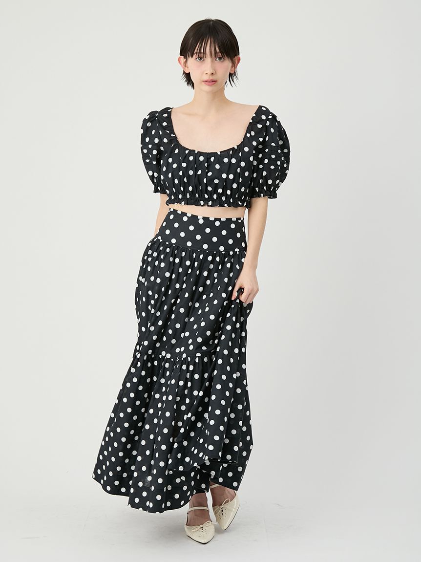 LILY BROWN「コットンパフスリーブブラウス」|シャツ・ブラウス|