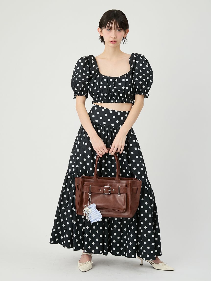 LILY BROWN「コットンパフスリーブブラウス」|シャツ・ブラウス|