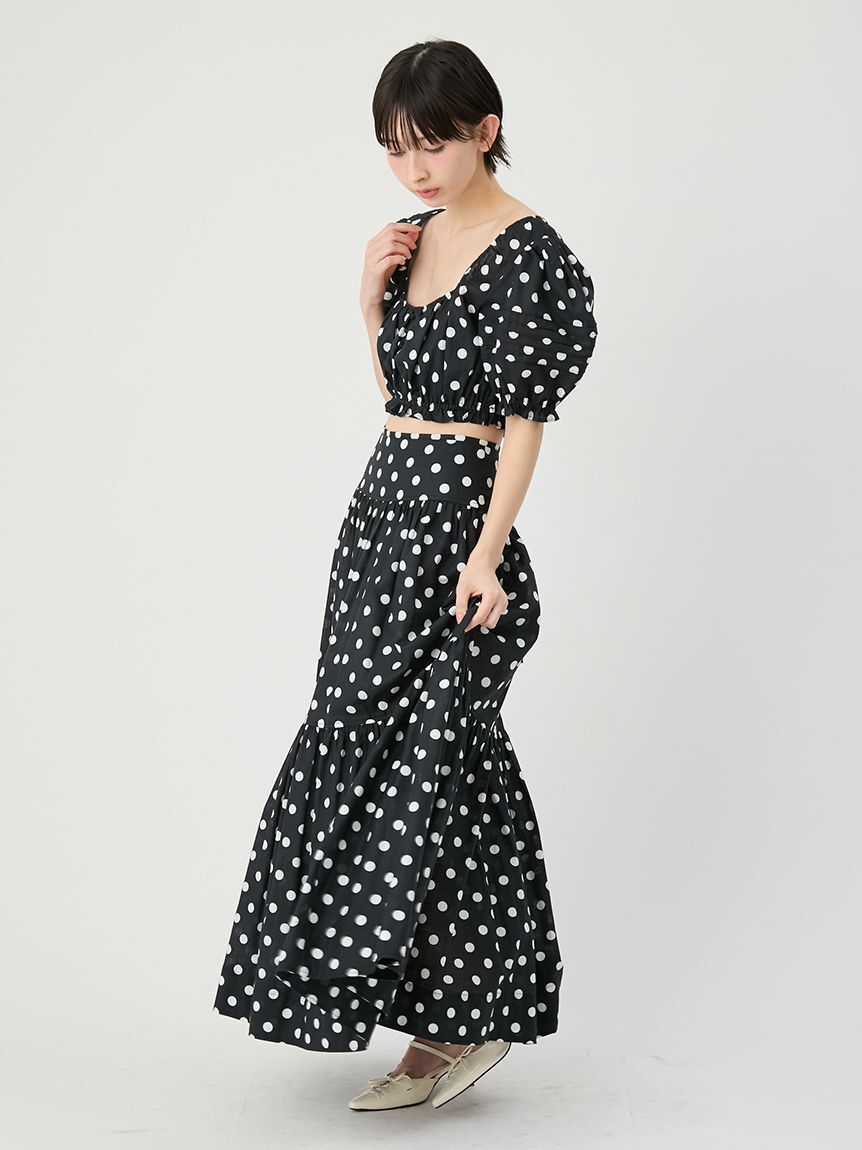 LILY BROWN「コットンパフスリーブブラウス」|シャツ・ブラウス|