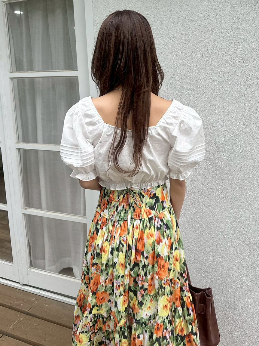 LILY BROWN「コットンパフスリーブブラウス」|シャツ・ブラウス|