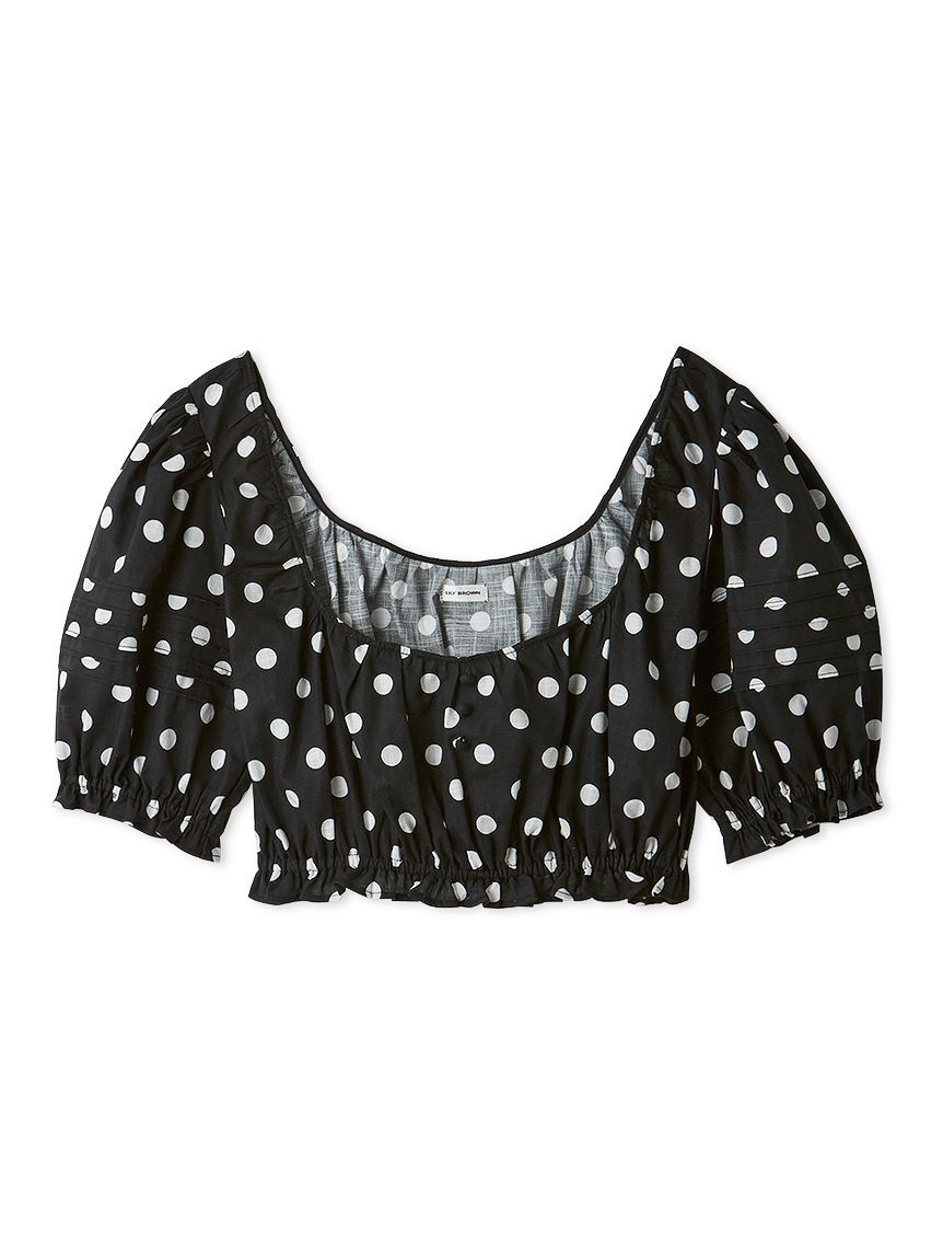 LILY BROWN「コットンパフスリーブブラウス」|シャツ・ブラウス|