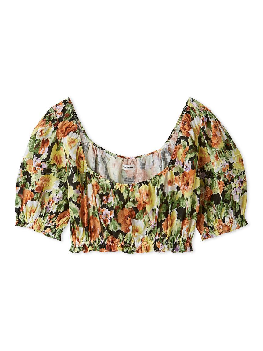 LILY BROWN「コットンパフスリーブブラウス」|シャツ・ブラウス|